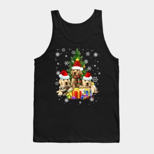 labrador retriever christmas tshirt Tank Top